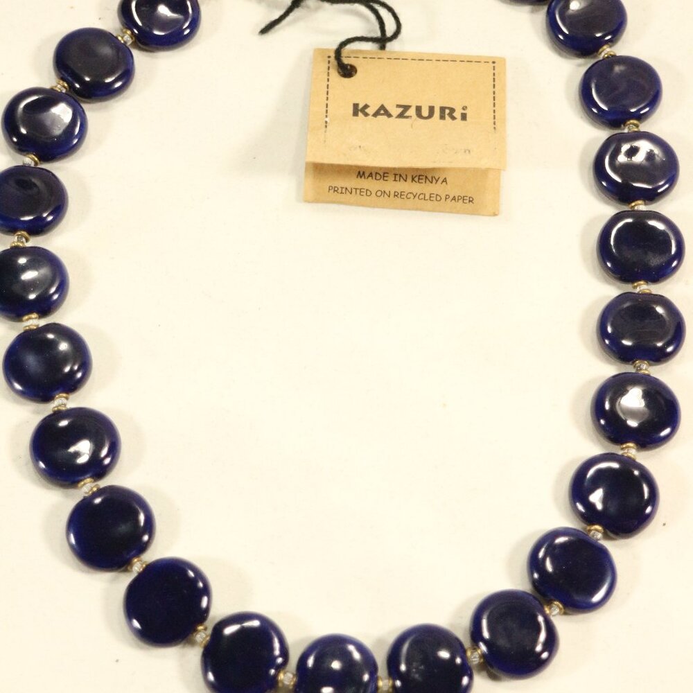 KAZURI Smartie 'Midnight' 22 in Hand-Made Necklace